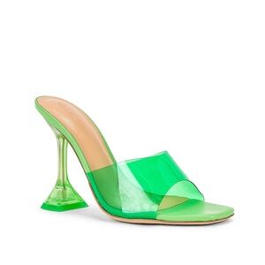 Revolve Tony Bianco Serri Sandal Vinylite and lime Napa size 6